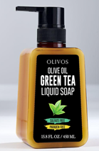 OLIVOS GREEN TEA LIQUID SOAP 綠茶橄欖油沐浴液 450ML