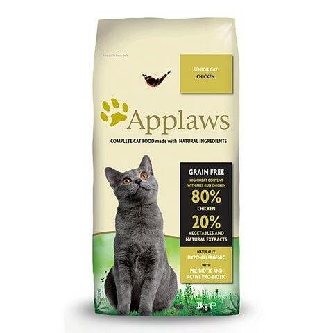 Applaws 無穀物雞肉配方老貓乾糧 2kg