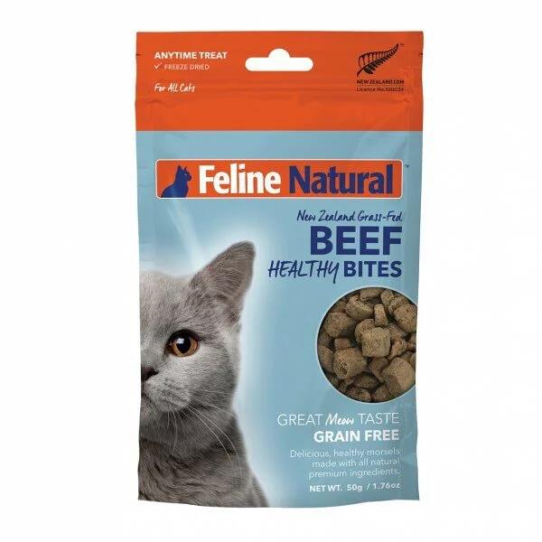 Feline Natural - 凍乾健康貓零食 - 牛肉 50g