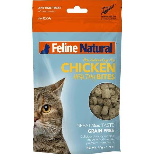 Feline Natural - 凍乾健康貓零食 - 雞肉 50g