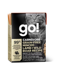 GO! SOLUTIONS™ 活力營養系列 無穀物免治羊肉 + 野豬肉貓糧配方