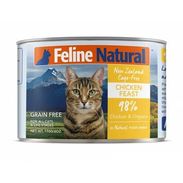 Feline Natural - 主食貓罐頭 雞肉盛宴 85g/170g