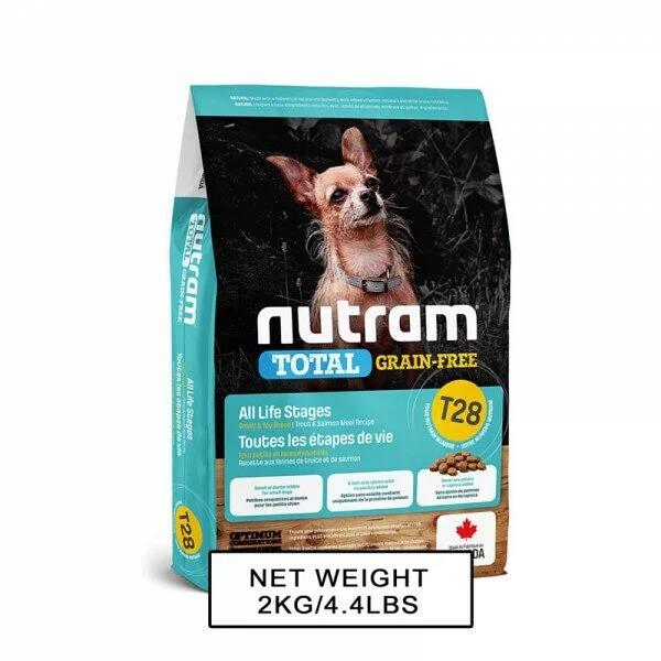 Nutram Total - T28 無薯無穀糧全犬糧 (三文魚+鱒魚) 小型犬 2kg/5.4kg