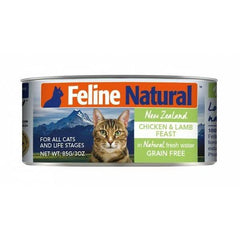 Feline Natural - 主食貓罐頭 雞肉及羊肉 85g/170g