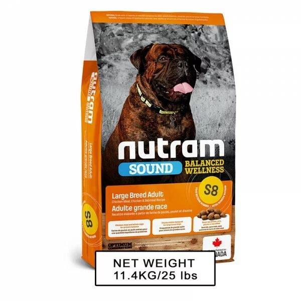 Nutram Sound - S8 大型成犬糧 11.4kg