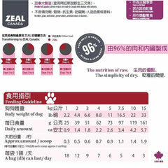 ZEAL 風乾三文魚狗狗配方 2.2lbs