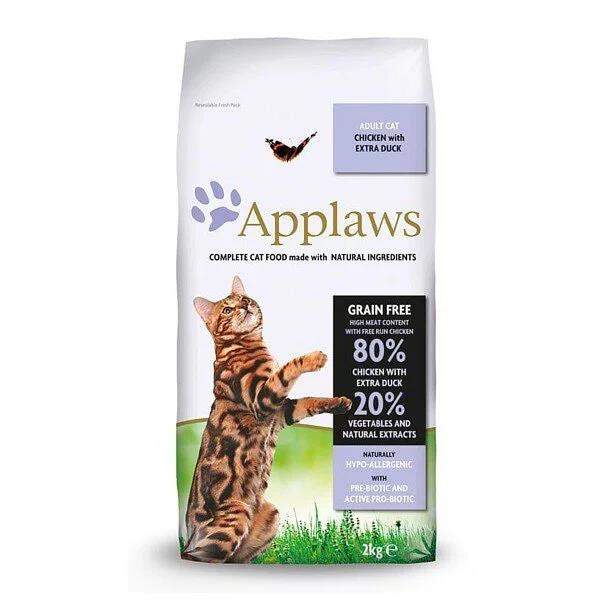 Applaws 無穀物雞肉&鴨配方成貓乾糧 2/7.5kg
