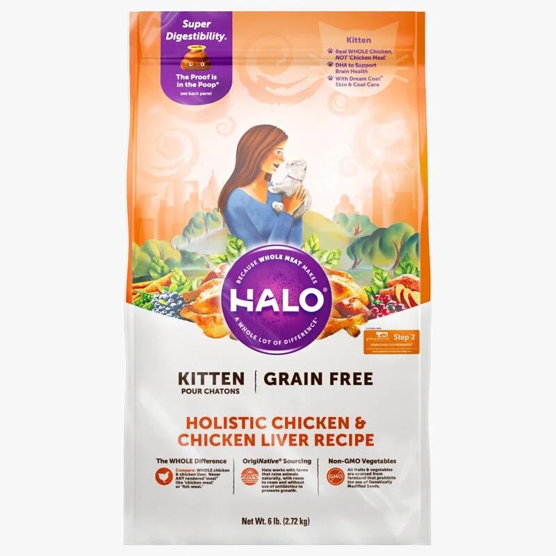 HALO貓乾糧 [幼貓]- 雞肉&雞肝配方 3lb