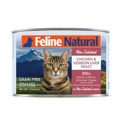 Feline Natural - 主食貓罐頭 雞肉及鹿肉 85g/170g