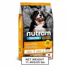 Nutram Sound - S3 Puppy - Large Breed 大型犬幼犬糧 11.4kg