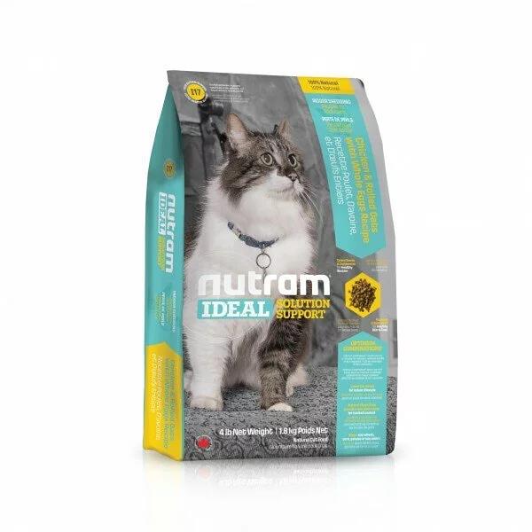 Nutram Ideal - I17 室內控制掉毛貓糧 1.13kg/5.4kg